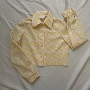 Vintage floral blouse